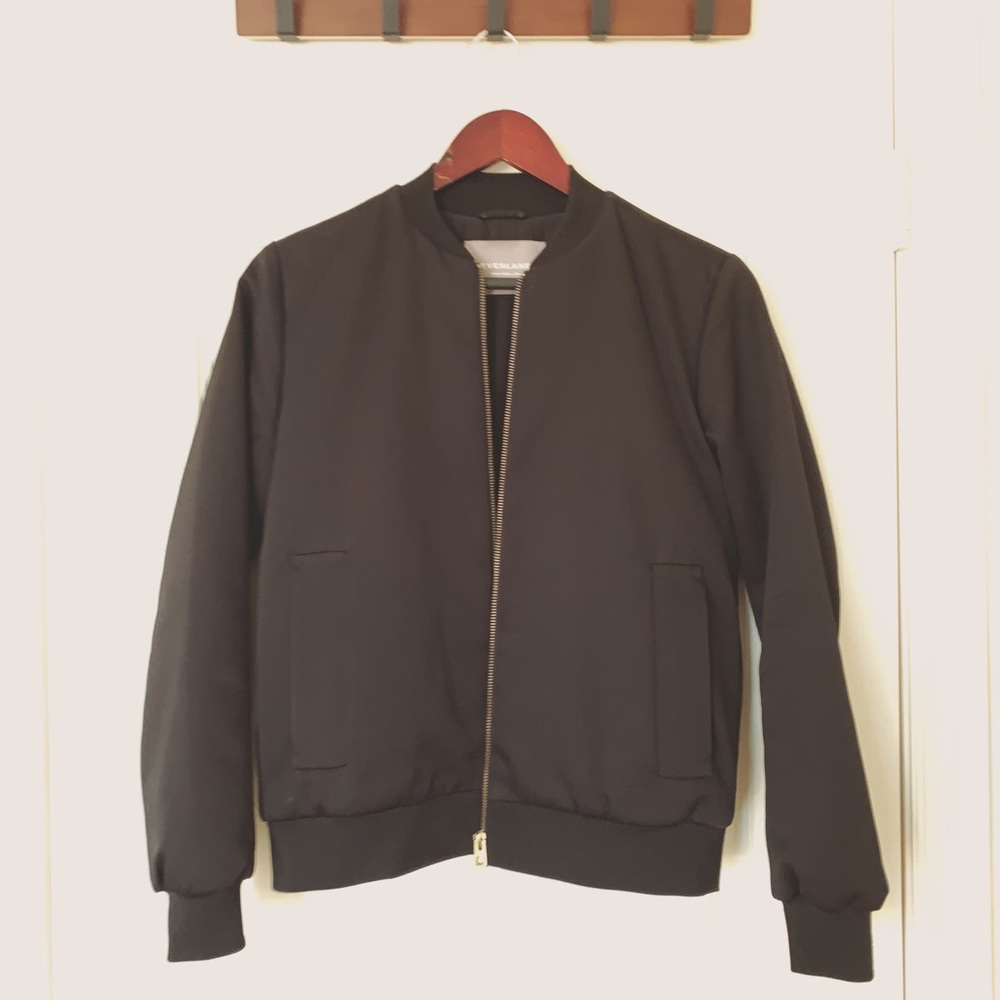 Everlane E2 Bomber Jacket, Size XS, Black - Picture 5 of 8